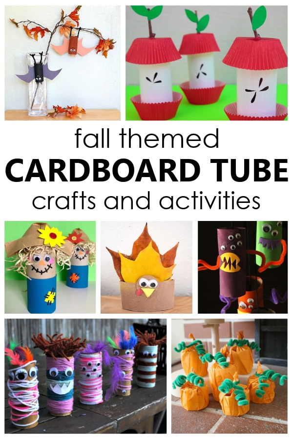 25 Fall Cardboard Tube Crafts for Kids - Fantastic Fun & Learning